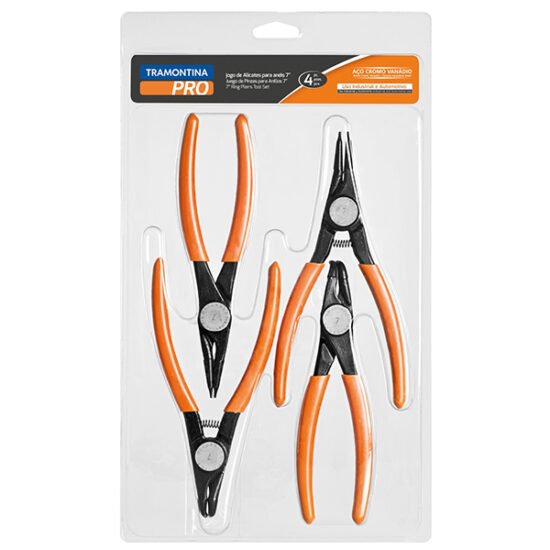 Juego de pinzas para anillos 4 piezas